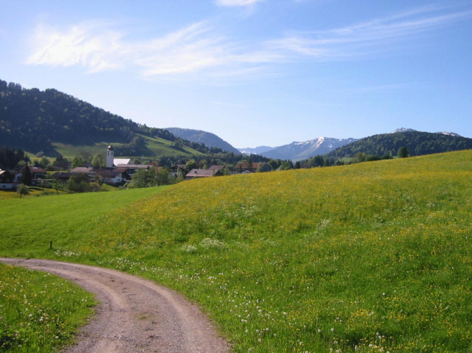 Ferienwohnungen Pension Sonnblick Крумбах Екстериор снимка